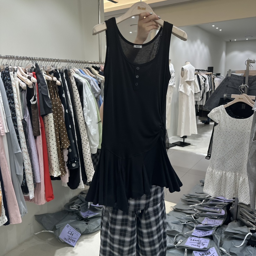 BENE韓國直郵女裝新品人氣25春夏職業熱賣推薦真品吊帶背心BENE吊帶/背心圖色2