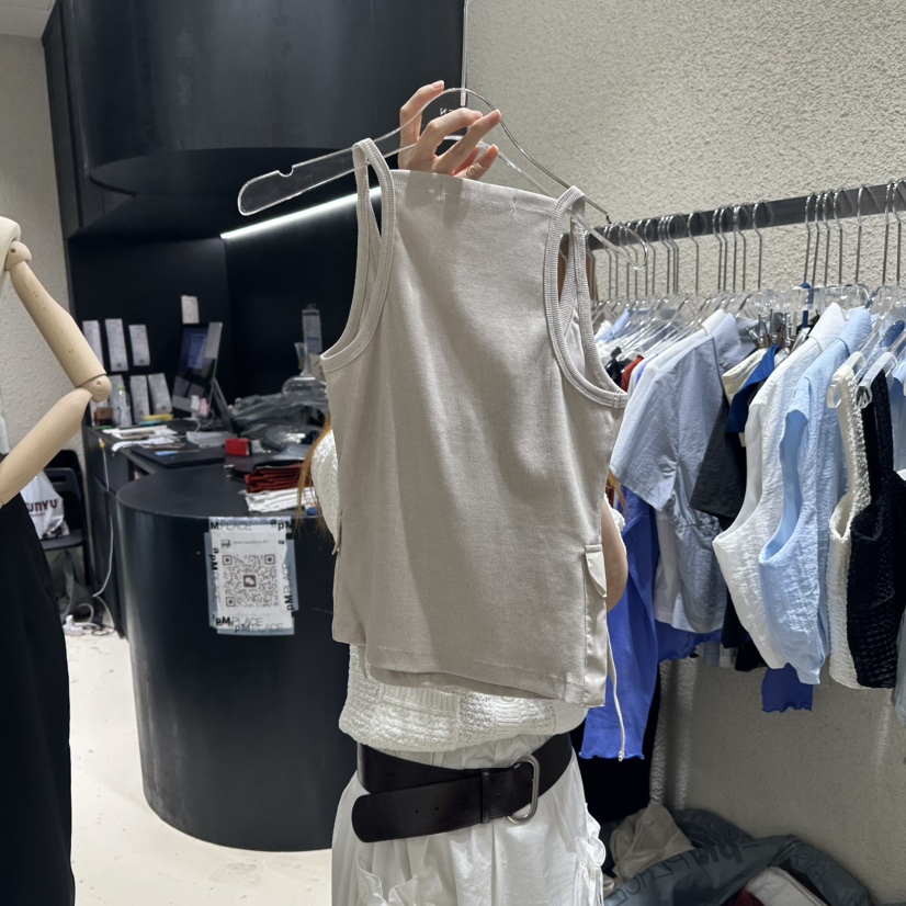 LESSEN東大門代購女士新款休閑推薦熱賣25春夏職業吊帶背心LESSEN吊帶/背心