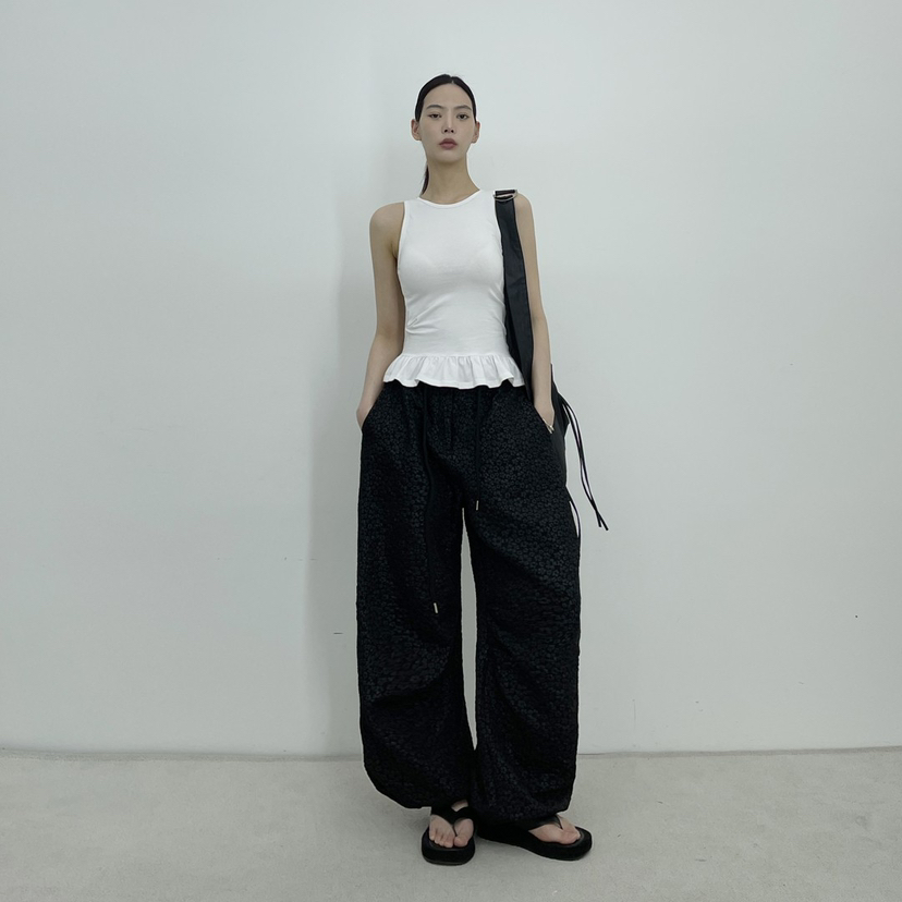 D2/A2東大門實拍女裝新品25春夏職業推薦人氣時尚真品休閑褲D2/A2休閑褲圖色1