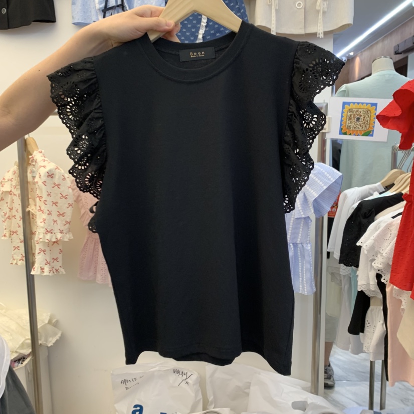 BEEN-A東大門代購女士新品人氣時尚25春夏真品職業休閑T恤BEEN-AT恤圖色2
