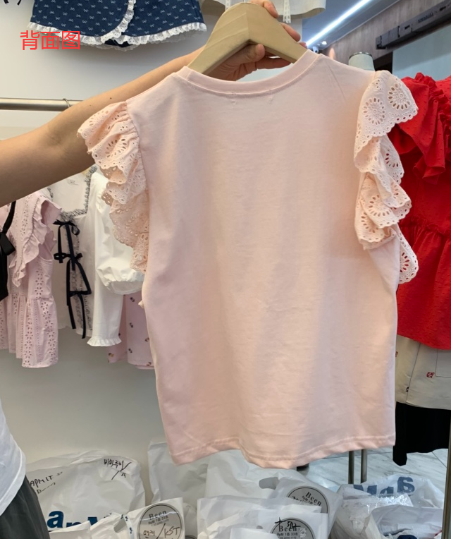 BEEN-A東大門代購女士新品人氣時尚25春夏真品職業休閑T恤BEEN-AT恤圖色3
