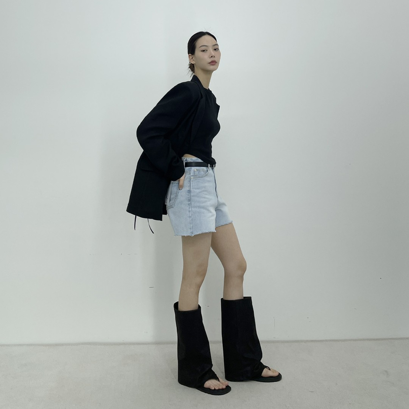 D2/A2韓國直郵女裝新款25春夏推薦真品時尚休閑短褲不含腰帶D2/A2短褲