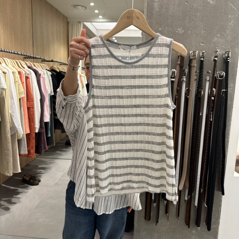 STAYFELT/OF NOTE東大門直郵女士新品推薦真品熱賣吊帶背心OF NOTE/STAYFELT吊帶/背心圖色2