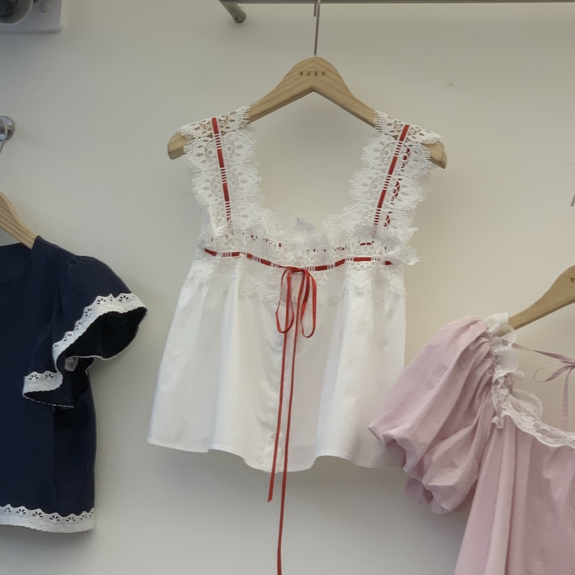 BEEN-A東大門直郵女士新品人氣25春夏時尚休閑吊帶背心可愛的BEEN-A吊帶/背心圖色1
