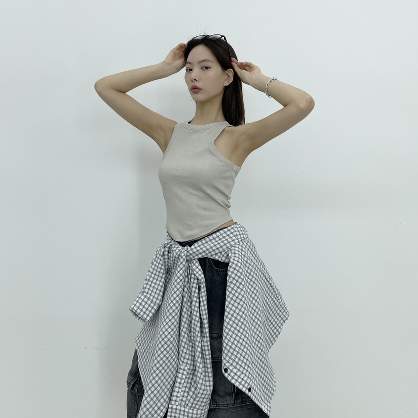 D2/A2韓國代購女裝新品時尚25春夏真品熱賣職業休閑吊帶背心D2/A2吊帶/背心圖色2