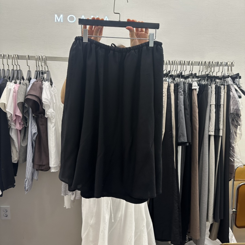 MOANA韓國直郵女裝新品真品推薦人氣熱賣休閑職業半身裙中短裙MOANA半身裙/中短裙