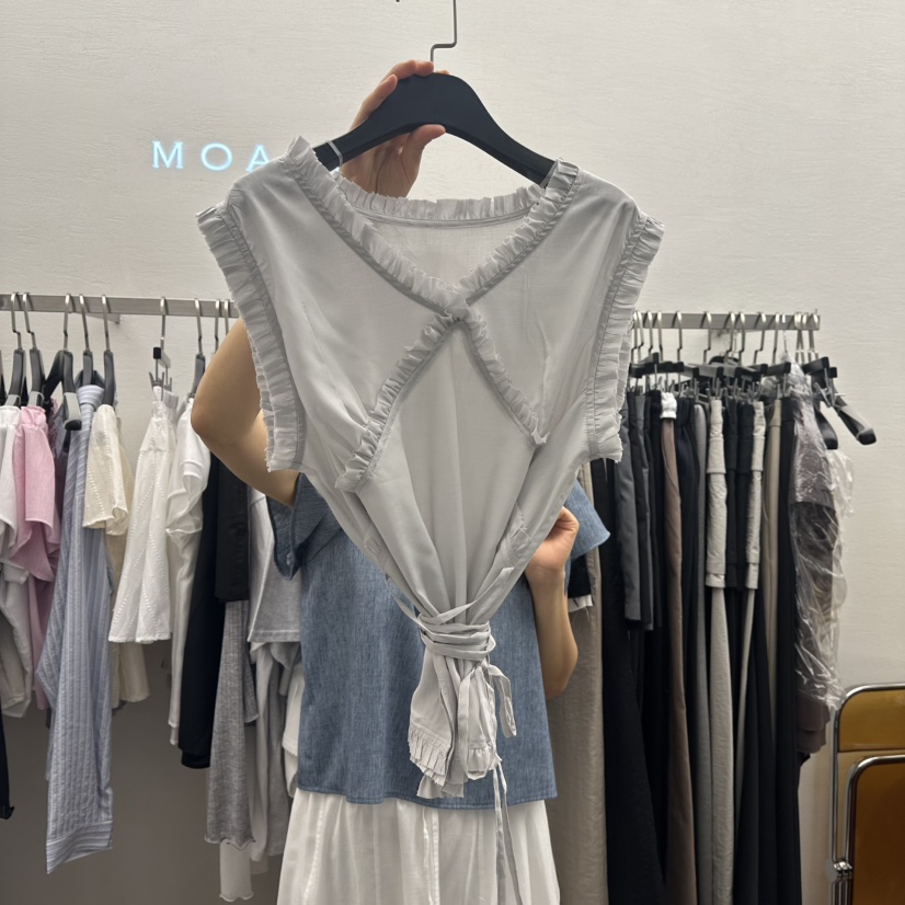 MOANA東大門直郵女士新款時尚休閑熱賣推薦人氣25春夏吊帶背心MOANA吊帶/背心圖色2