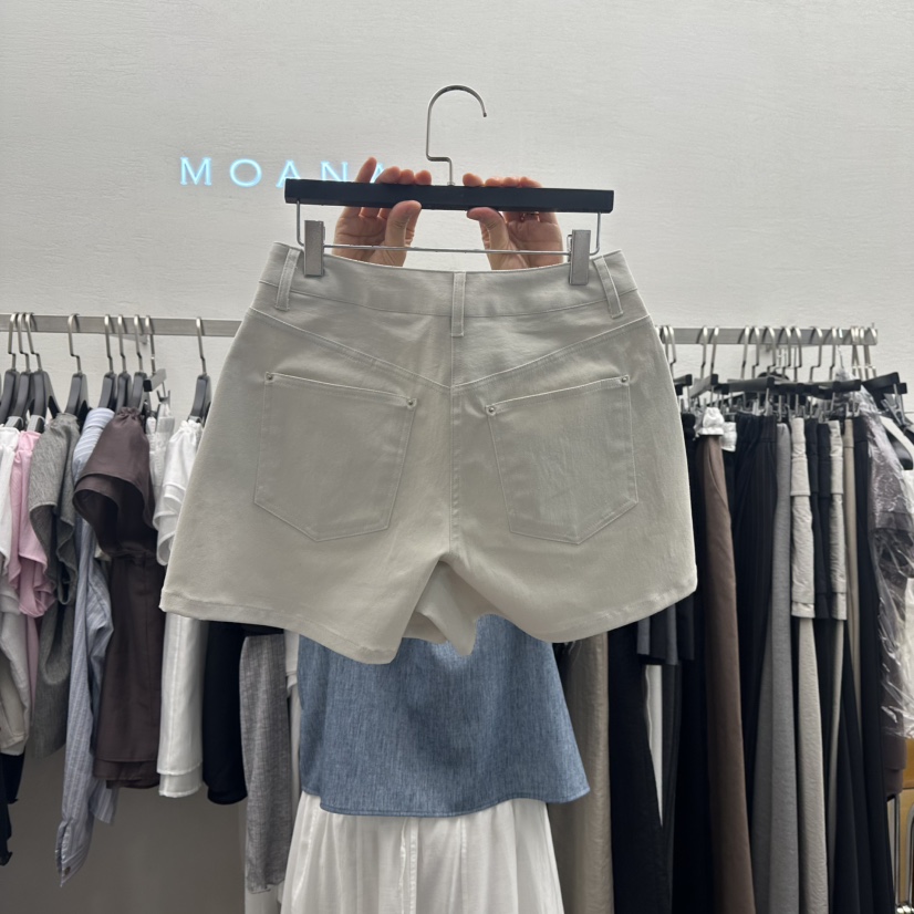 MOANA韓國直郵女士新品時尚休閑真品職業推薦25春夏熱賣短褲MOANA短褲