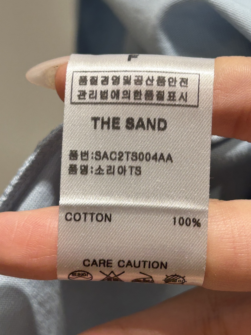 THE SAND/SAND BEIGE東大門代購女裝新款時尚25春夏休閑T恤THE SAND/SAND BEIGET恤