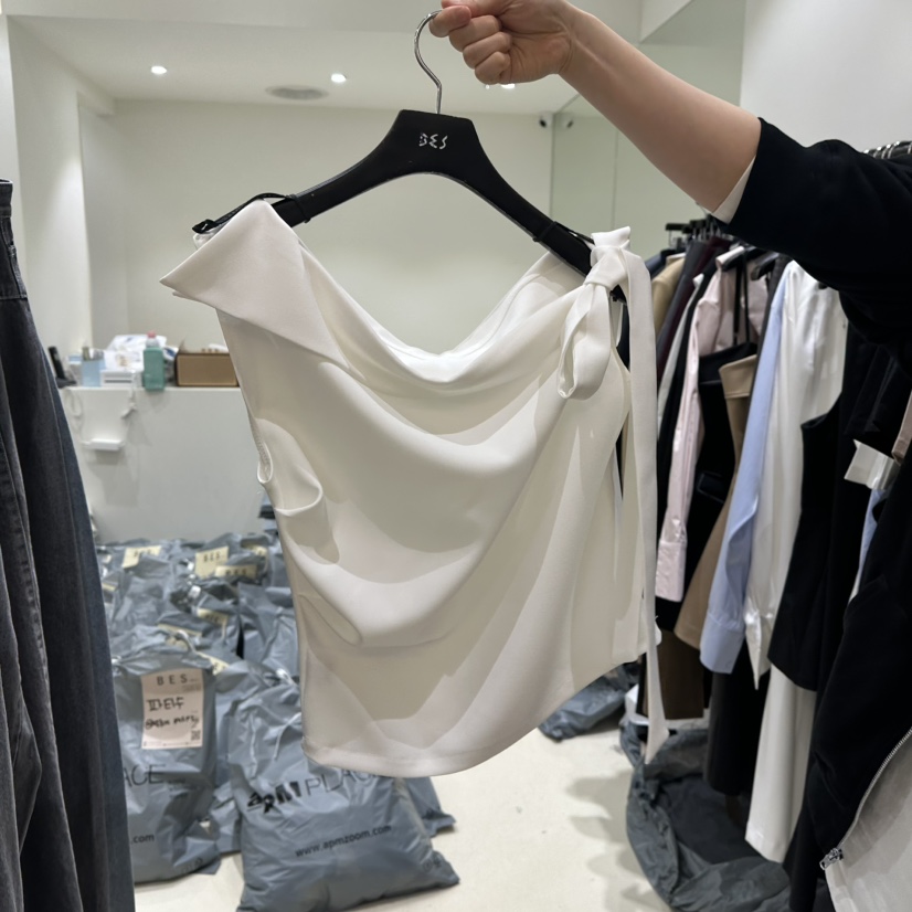 BES韓國代購女裝新款休閑25春夏真品推薦人氣職業時尚吊帶背心BES吊帶/背心