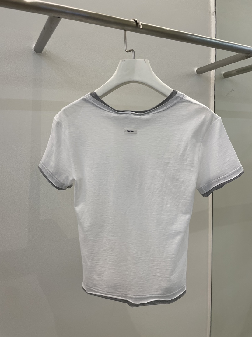 BETTER韓國代購女士新品25春夏真品時尚推薦休閑職業熱賣T恤BETTERT恤