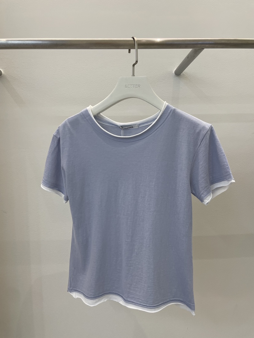 BETTER韓國代購女士新品25春夏真品時尚推薦休閑職業熱賣T恤BETTERT恤