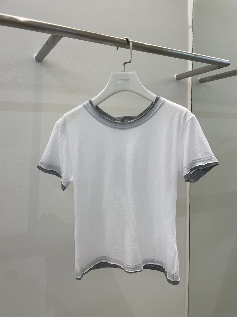 BETTER韓國代購女士新品25春夏真品時尚推薦休閑職業熱賣T恤BETTERT恤圖色3