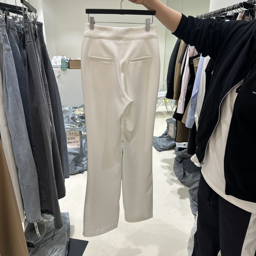 BES東大門直郵女士新品熱賣人氣25春夏真品休閑休閑褲蝴蝶結BES休閑褲