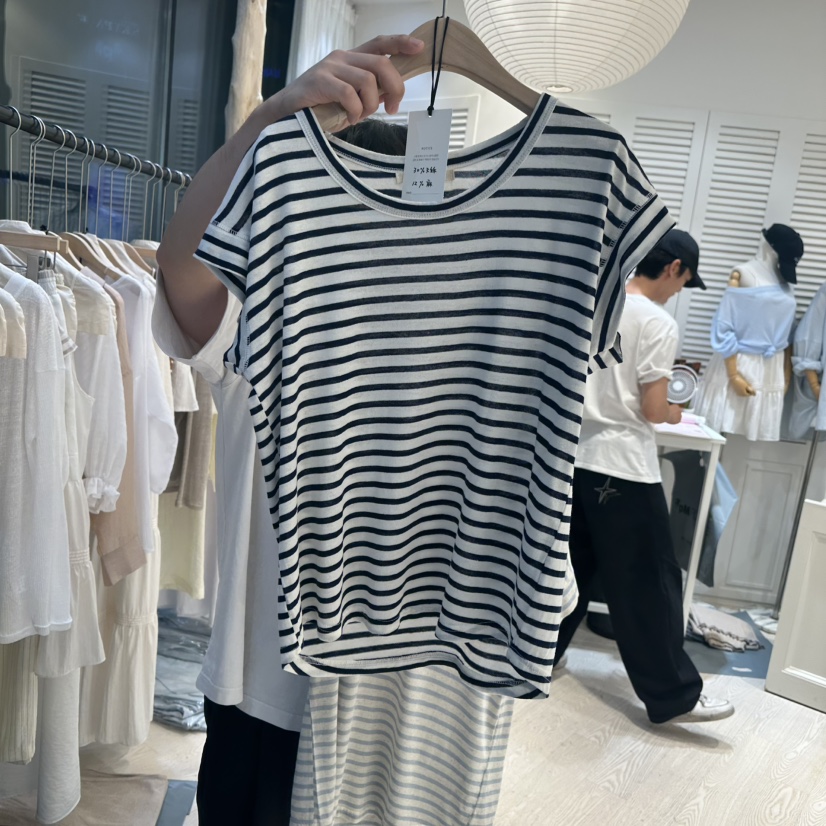 COPINER東大門實拍女裝新品真品25春夏推薦休閑職業人氣T恤COPINERT恤圖色3
