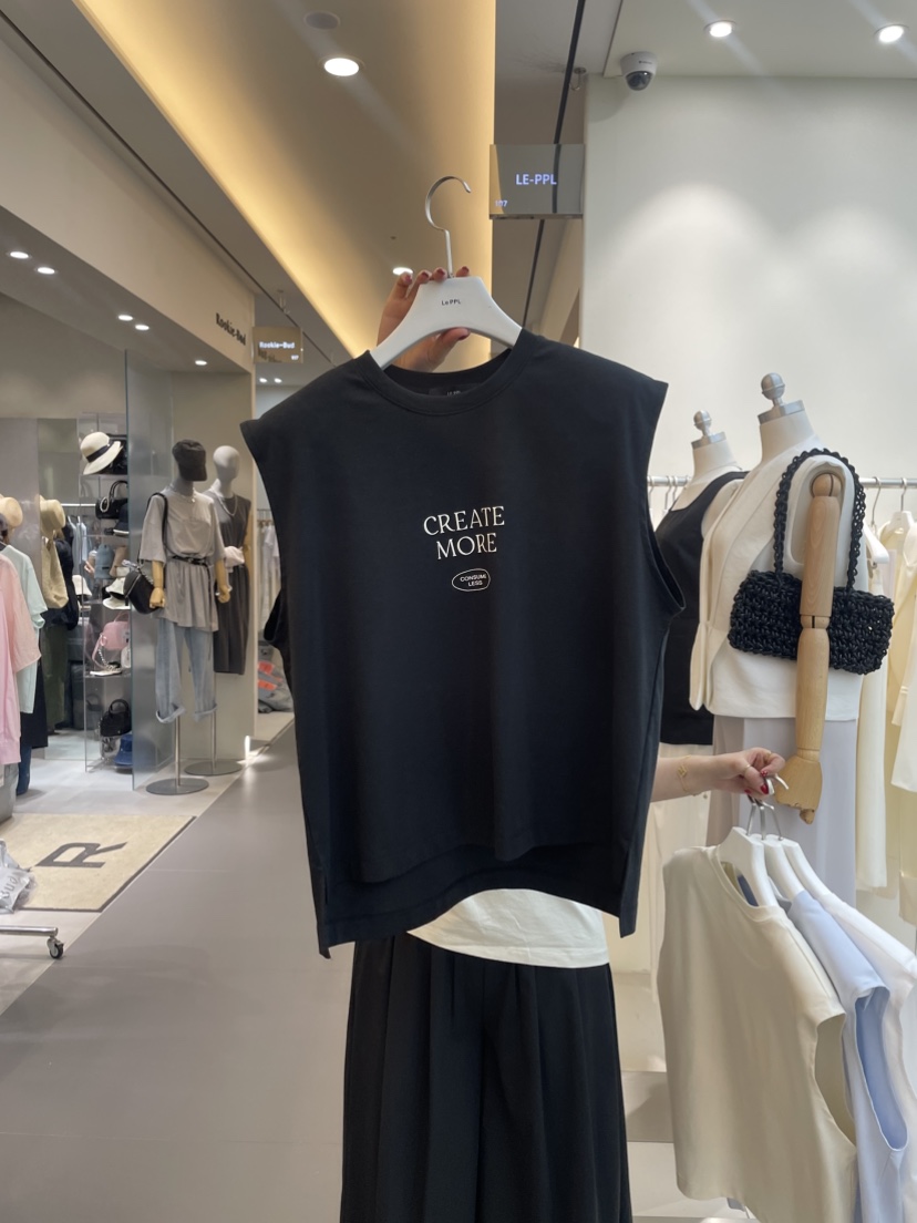 LE-PPL韓國直郵女士新款人氣真品職業推薦25春夏休閑吊帶背心LE-PPL吊帶/背心圖色2