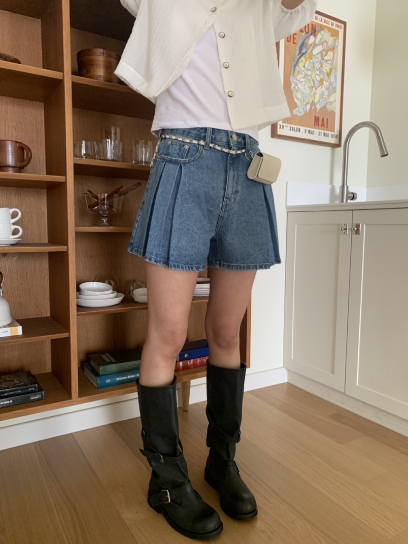 BADCALM東大門實拍女士新款時尚真品職業熱賣25春夏休閑短褲BADCALM短褲