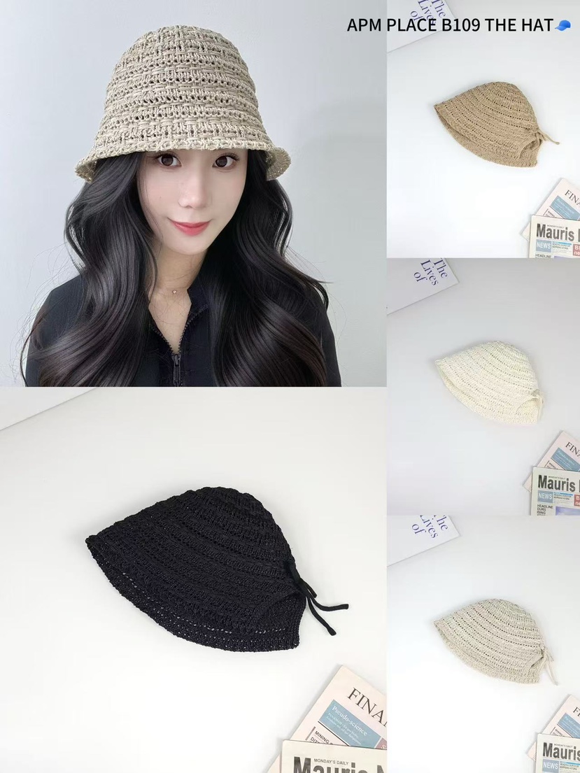 THE HAT-P東大門直郵女裝新款休閑真品25春夏時尚帽子漁夫帽THE HAT帽子