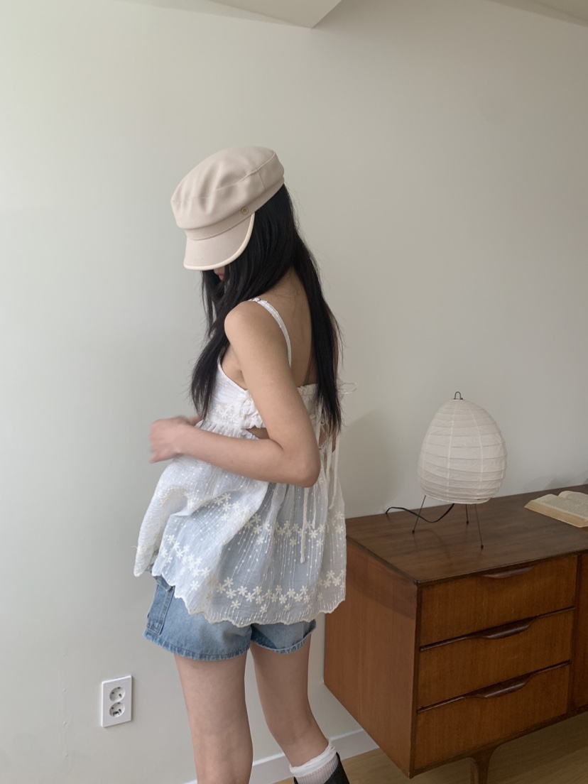 BADCALM韓國直郵女裝新品職業休閑真品熱賣時尚吊帶背心蕾絲BADCALM吊帶/背心