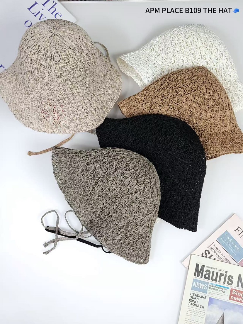 THE HAT-P韓國直郵女士新品25春夏真品熱賣職業帽子漁夫帽THE HAT帽子