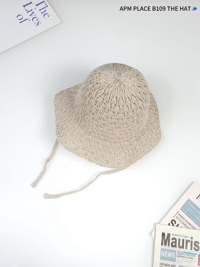 THE HAT-P韓國直郵女士新品25春夏真品熱賣職業帽子漁夫帽THE HAT帽子