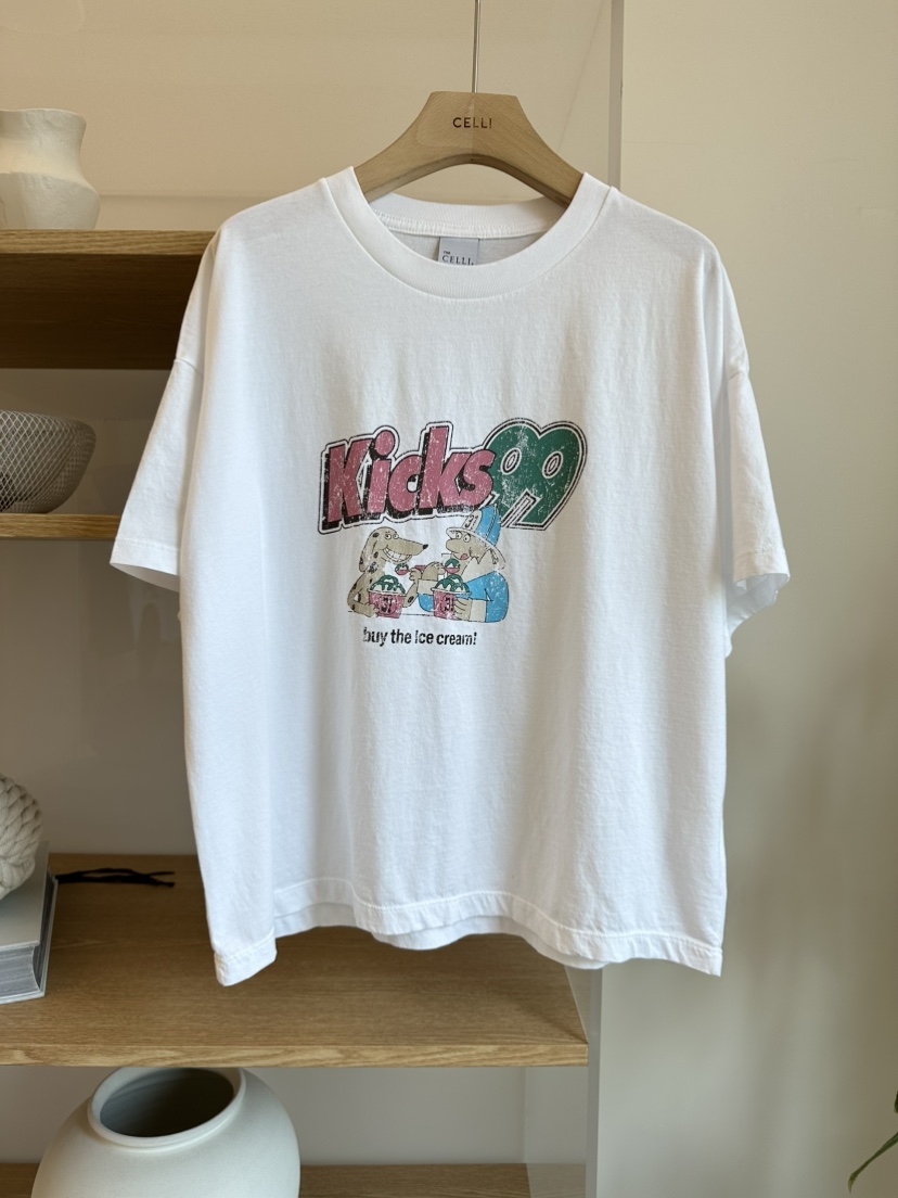 CELLI東大門代購女裝新品真品職業推薦熱賣人氣25春夏休閑T恤CELLIT恤圖色2