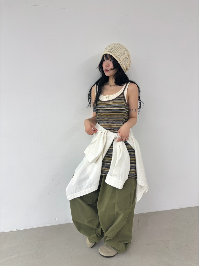 SHOTGUN東大門直郵女士新品真品25春夏人氣職業熱賣吊帶背心SHOTGUN吊帶/背心