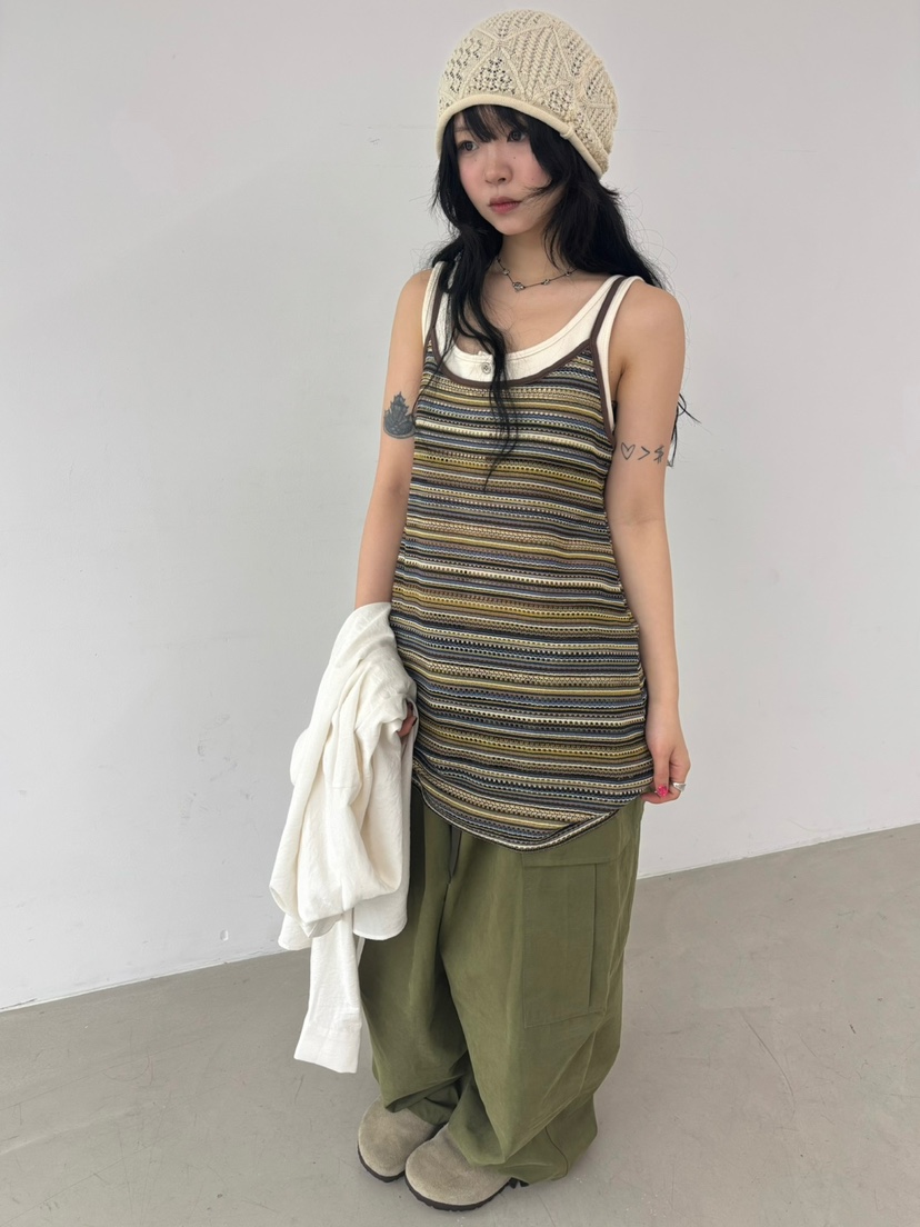 SHOTGUN東大門直郵女士新品真品25春夏人氣職業熱賣吊帶背心SHOTGUN吊帶/背心
