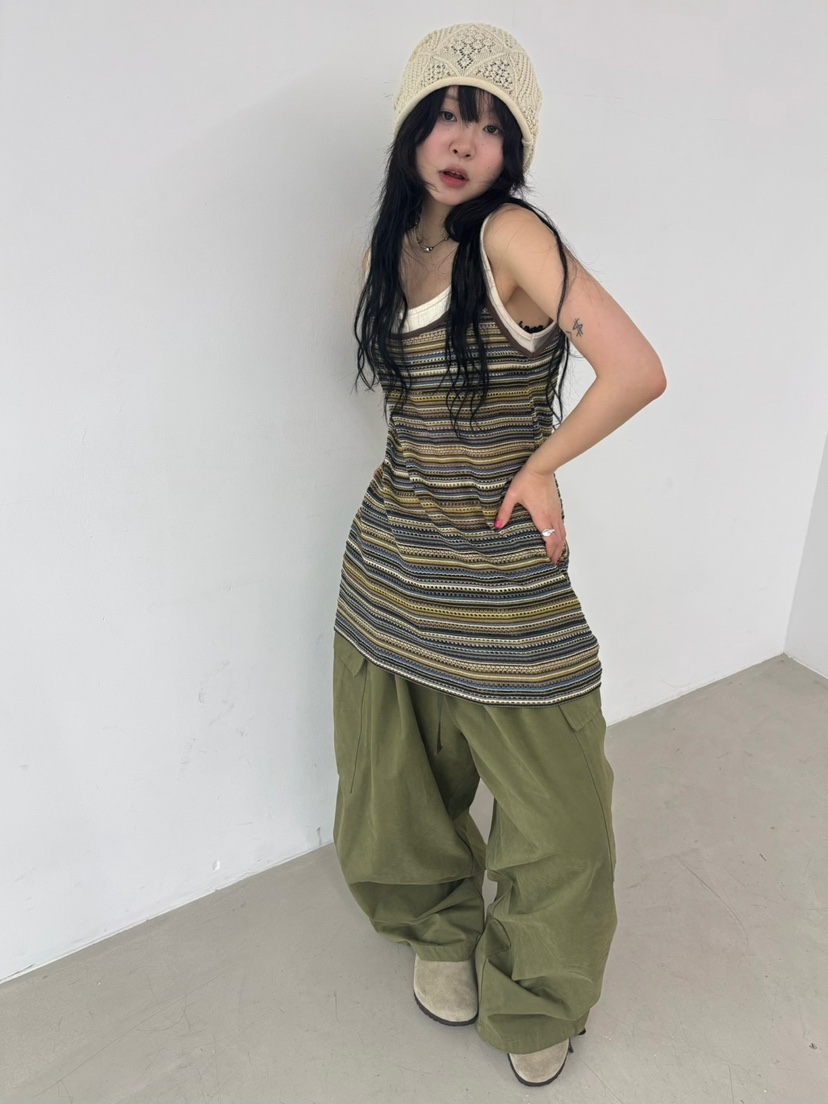 SHOTGUN東大門直郵女士新品真品25春夏人氣職業熱賣吊帶背心SHOTGUN吊帶/背心