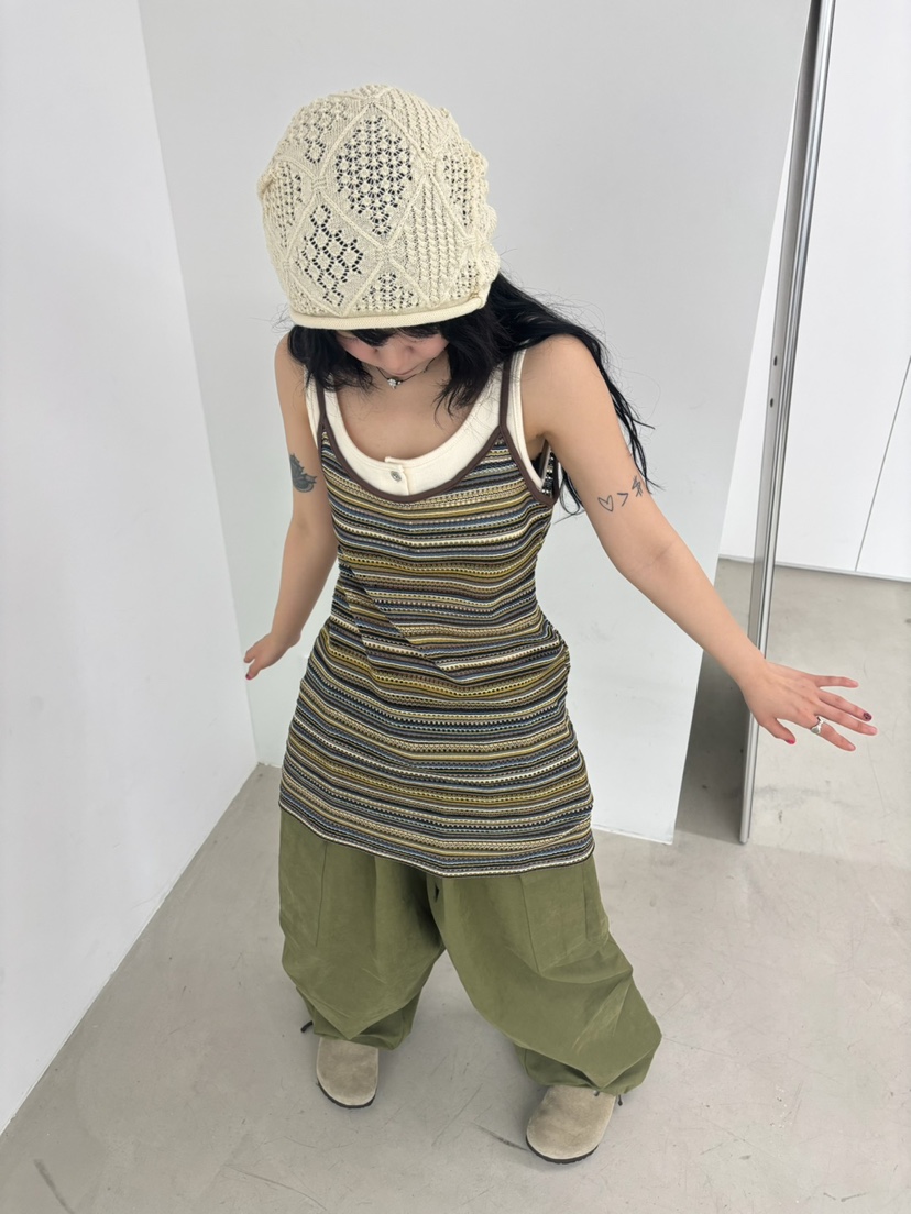 SHOTGUN東大門直郵女士新品真品25春夏人氣職業熱賣吊帶背心SHOTGUN吊帶/背心