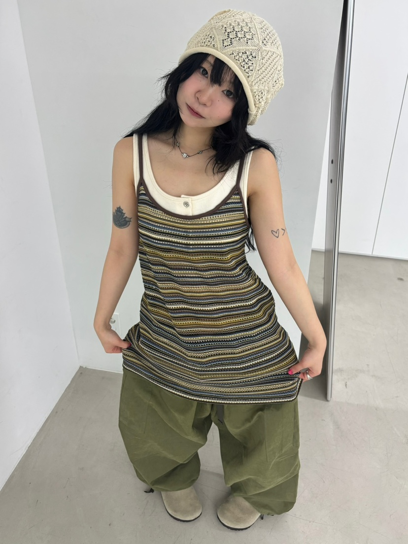 SHOTGUN東大門直郵女士新品真品25春夏人氣職業熱賣吊帶背心SHOTGUN吊帶/背心