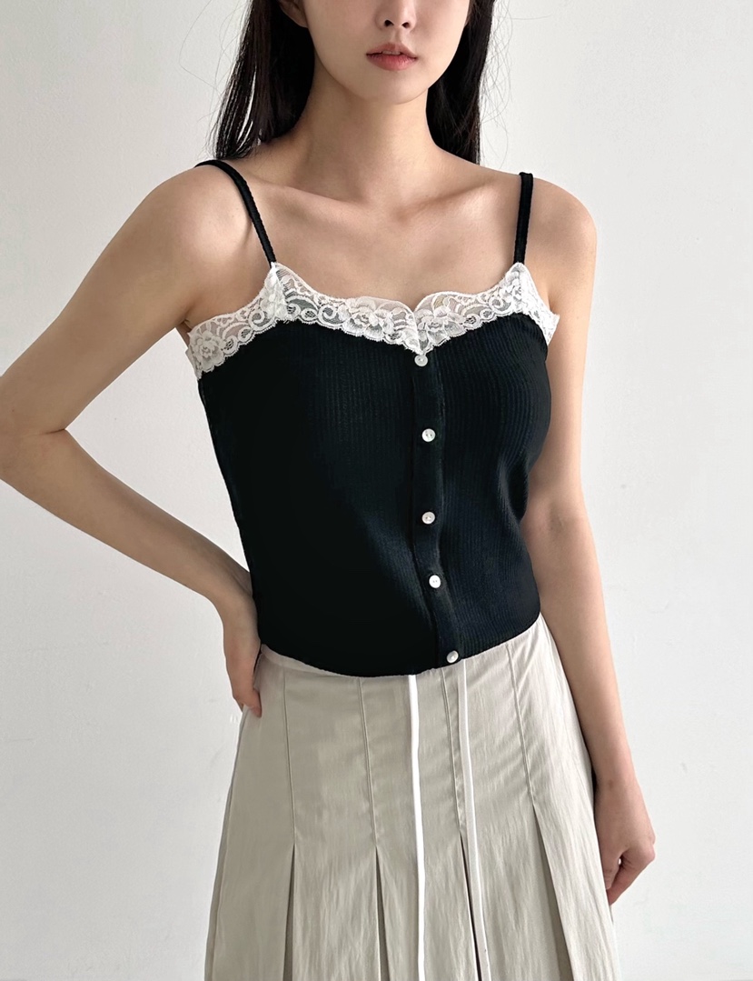 HEIZE東大門代購女裝新款休閑熱賣時尚真品25春夏職業吊帶背心HEIZE吊帶/背心