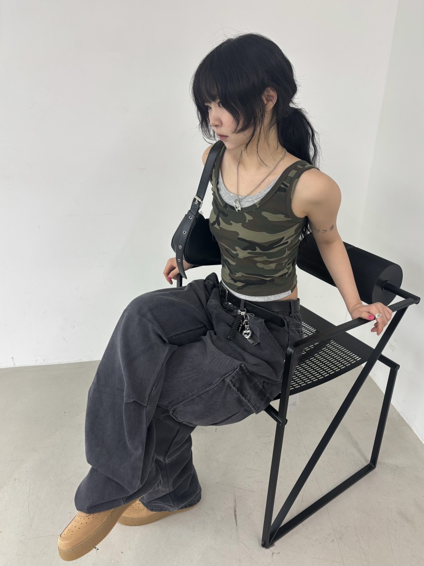 SHOTGUN東大門直郵女裝新款真品職業推薦熱賣人氣休閑吊帶背心SHOTGUN吊帶/背心