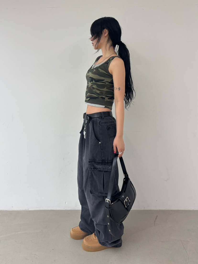 SHOTGUN東大門直郵女裝新款真品職業推薦熱賣人氣休閑吊帶背心SHOTGUN吊帶/背心