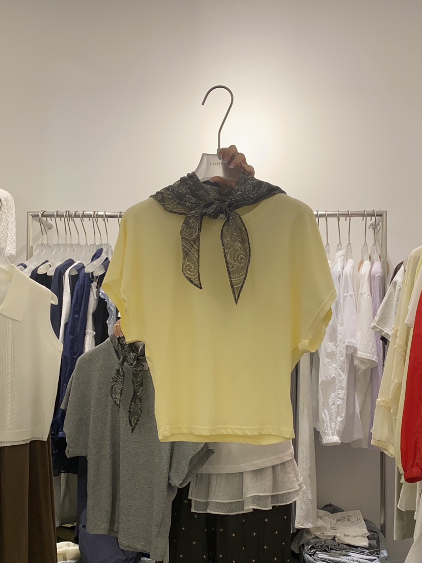 LOOKK東大門直郵女士新品真品時尚休閑人氣推薦25春夏熱賣T恤LOOKKT恤圖色2