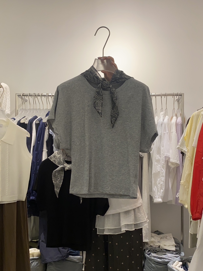 LOOKK東大門直郵女士新品真品時尚休閑人氣推薦25春夏熱賣T恤LOOKKT恤圖色3