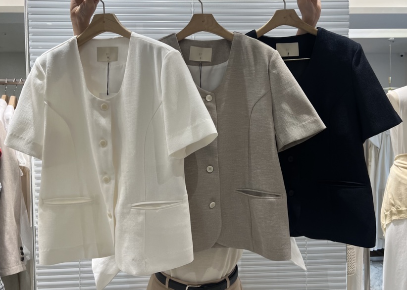 FF韓國代購女士新品真品推薦休閑職業熱賣人氣時尚25春夏夾克FF/SUNDAY夾克