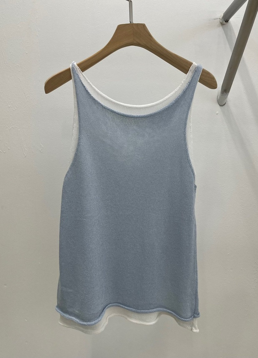 1 2ILLY-S東大門代購女裝新款時尚推薦人氣吊帶背心假兩件1 2ILLY/THE SIL吊帶/背心