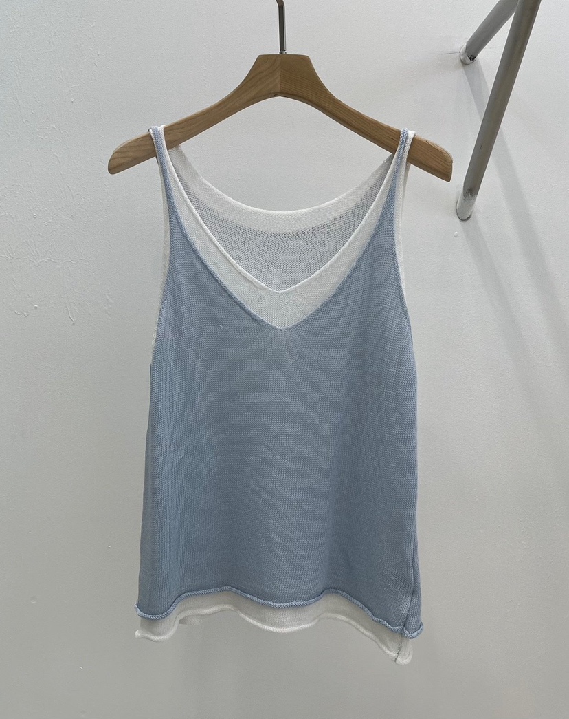 1 2ILLY-S東大門代購女裝新款時尚推薦人氣吊帶背心假兩件1 2ILLY/THE SIL吊帶/背心圖色1