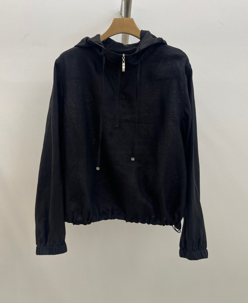 1 2ILLY-S韓國直郵女裝新品真品休閑25春夏襯衫蕾絲衫兜帽亞麻1 2ILLY/THE SIL襯衫/蕾絲衫圖色2