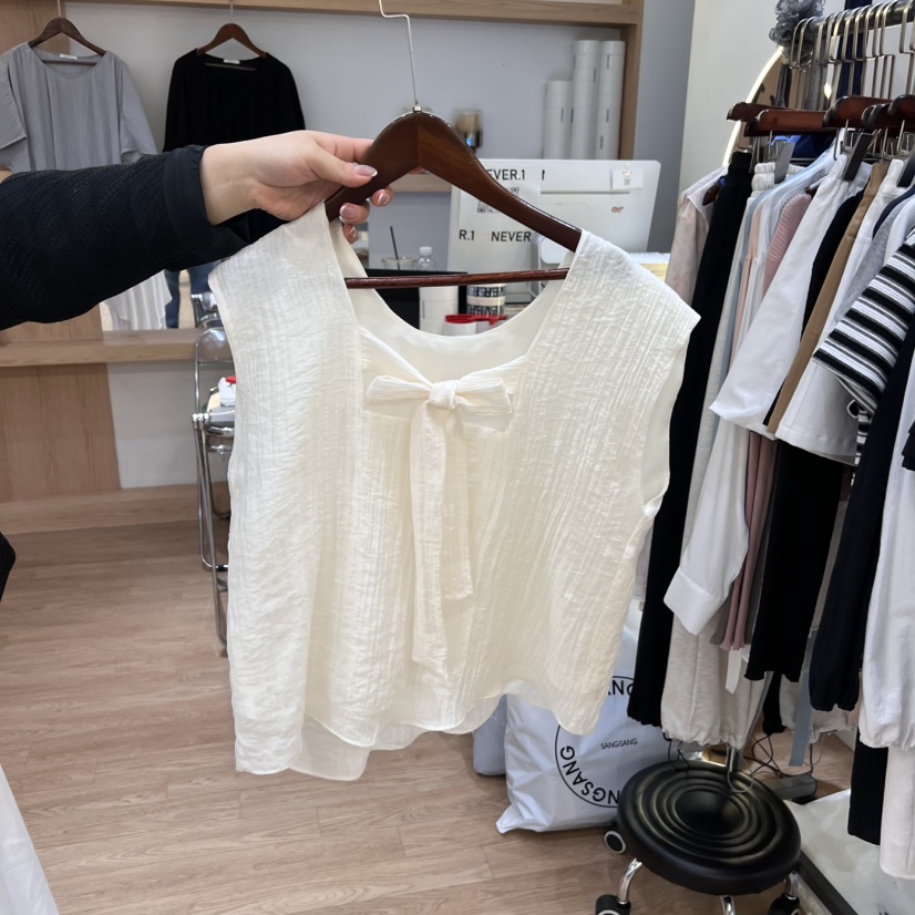 NEVER.1東大門直郵女士新品25春夏真品人氣職業休閑吊帶背心NEVER.1吊帶/背心