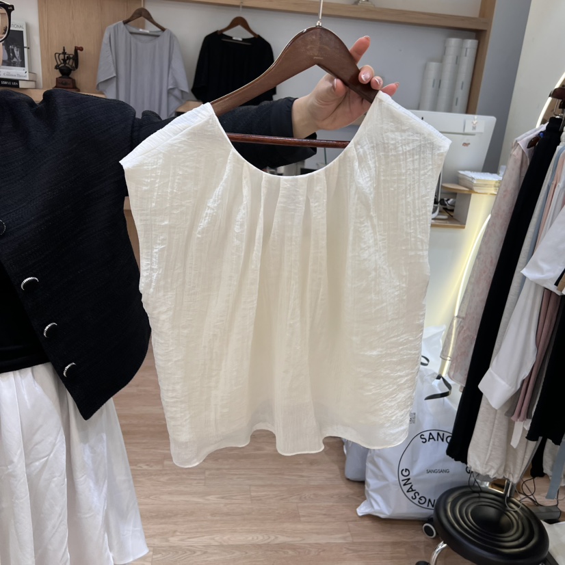 NEVER.1東大門直郵女士新品25春夏真品人氣職業休閑吊帶背心NEVER.1吊帶/背心圖色2