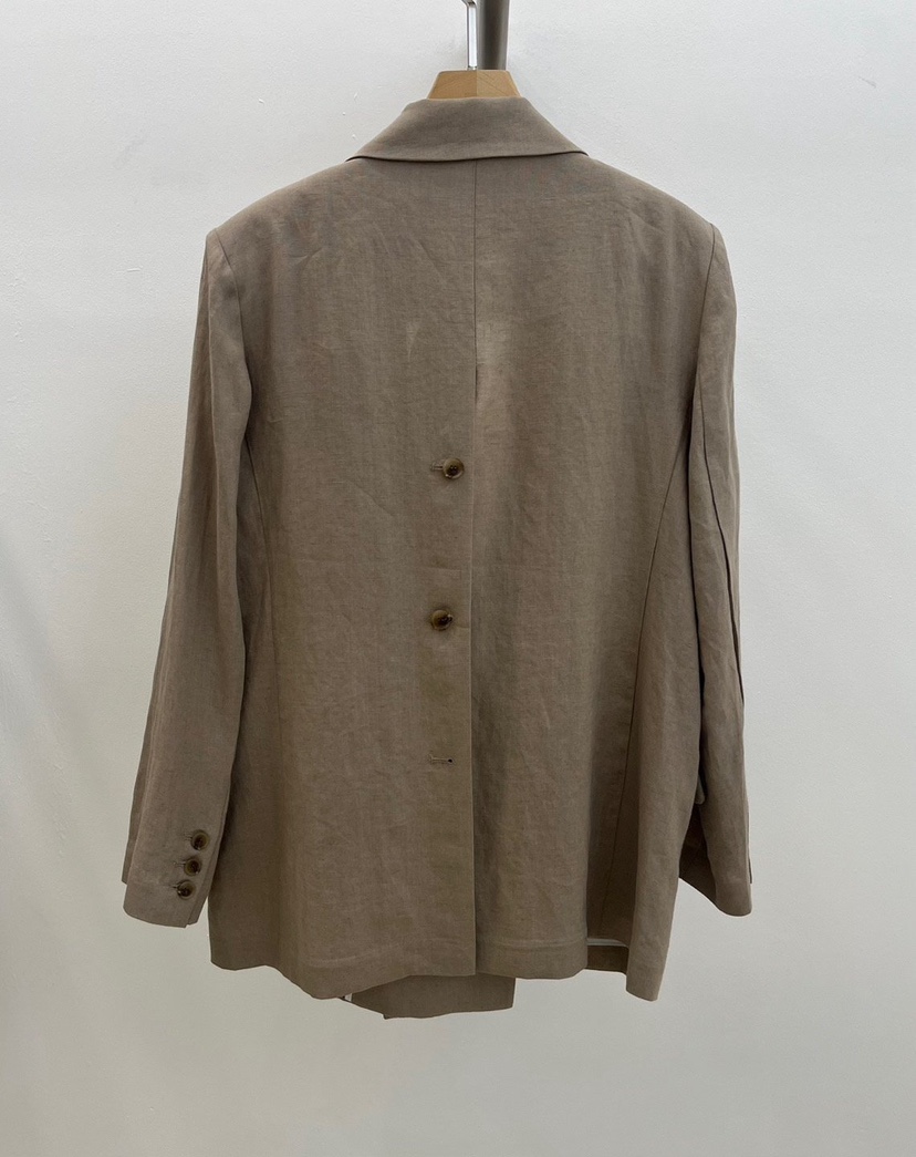 1 2ILLY-S東大門實拍女士新品熱賣職業推薦人氣真品夾克亞麻1 2ILLY/THE SIL夾克