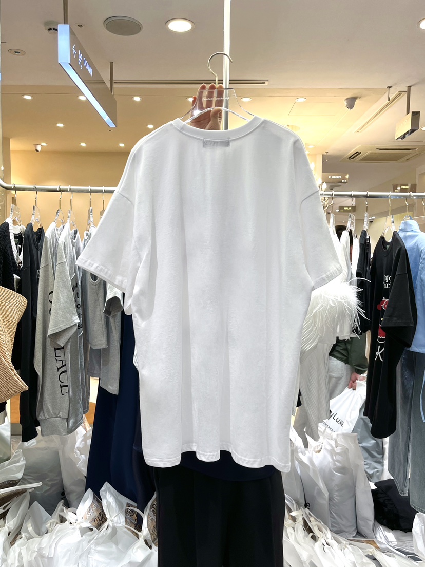 WORK SHOP韓國直郵女士新款推薦25春夏職業時尚真品熱賣T恤Work_shopT恤