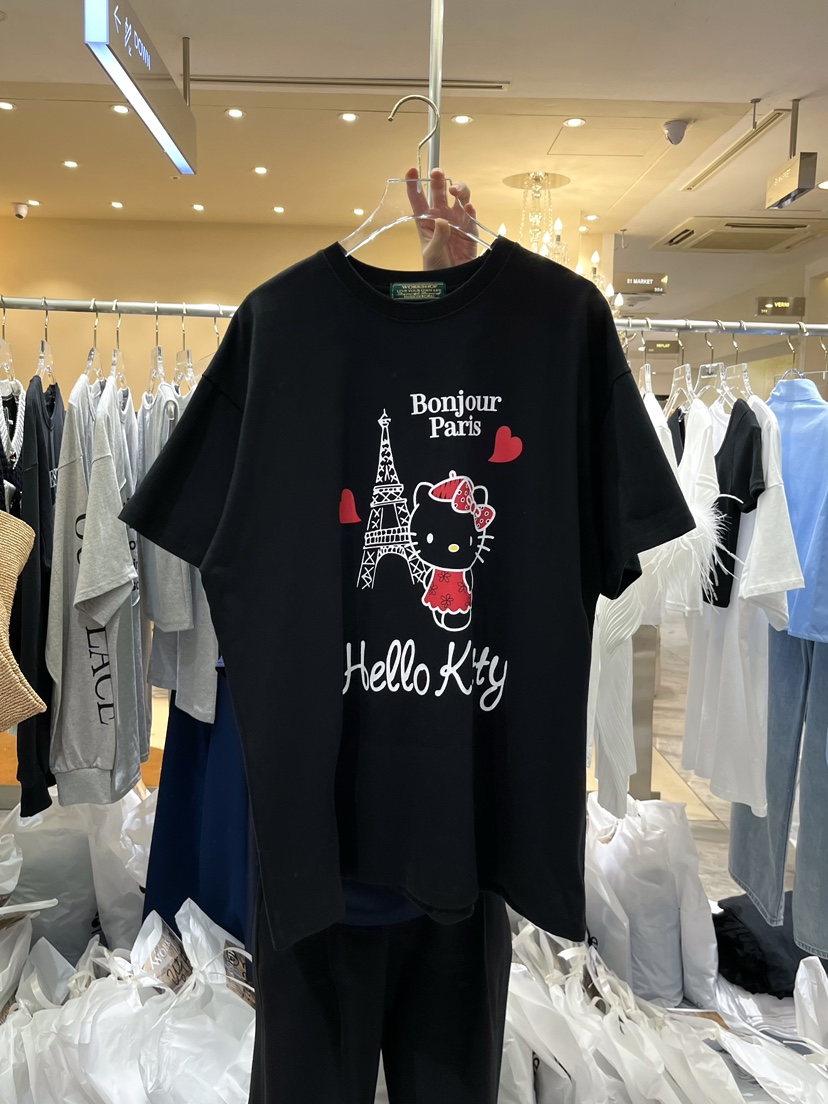 WORK SHOP韓國直郵女士新款推薦25春夏職業時尚真品熱賣T恤Work_shopT恤圖色2