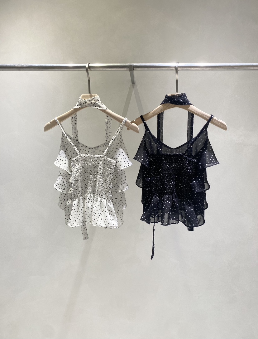 TOO HOT東大門代購女士新品25春夏時尚熱賣吊帶背心含脖帶TOO HOT吊帶/背心