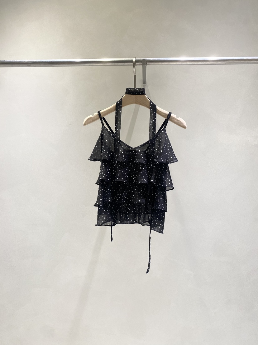 TOO HOT東大門代購女士新品25春夏時尚熱賣吊帶背心含脖帶TOO HOT吊帶/背心圖色2