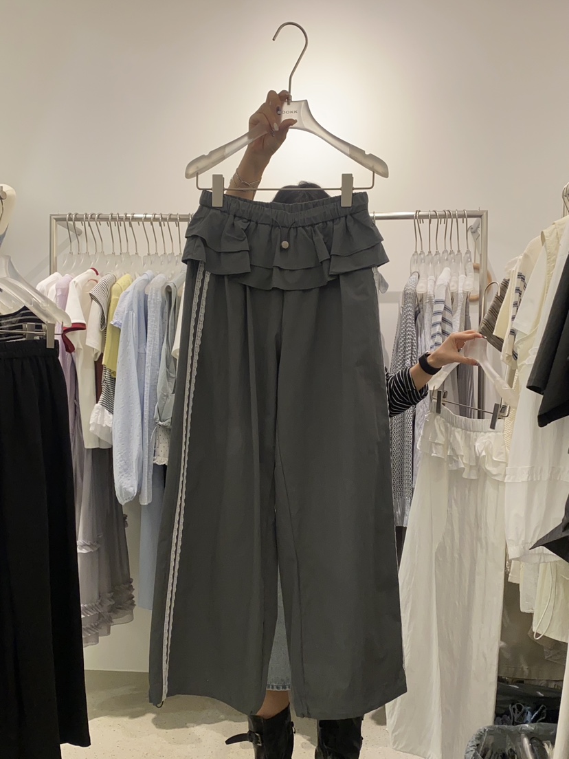 LOOKK韓國代購女裝新品休閑時尚真品推薦職業熱賣25春夏休閑褲LOOKK休閑褲圖色2