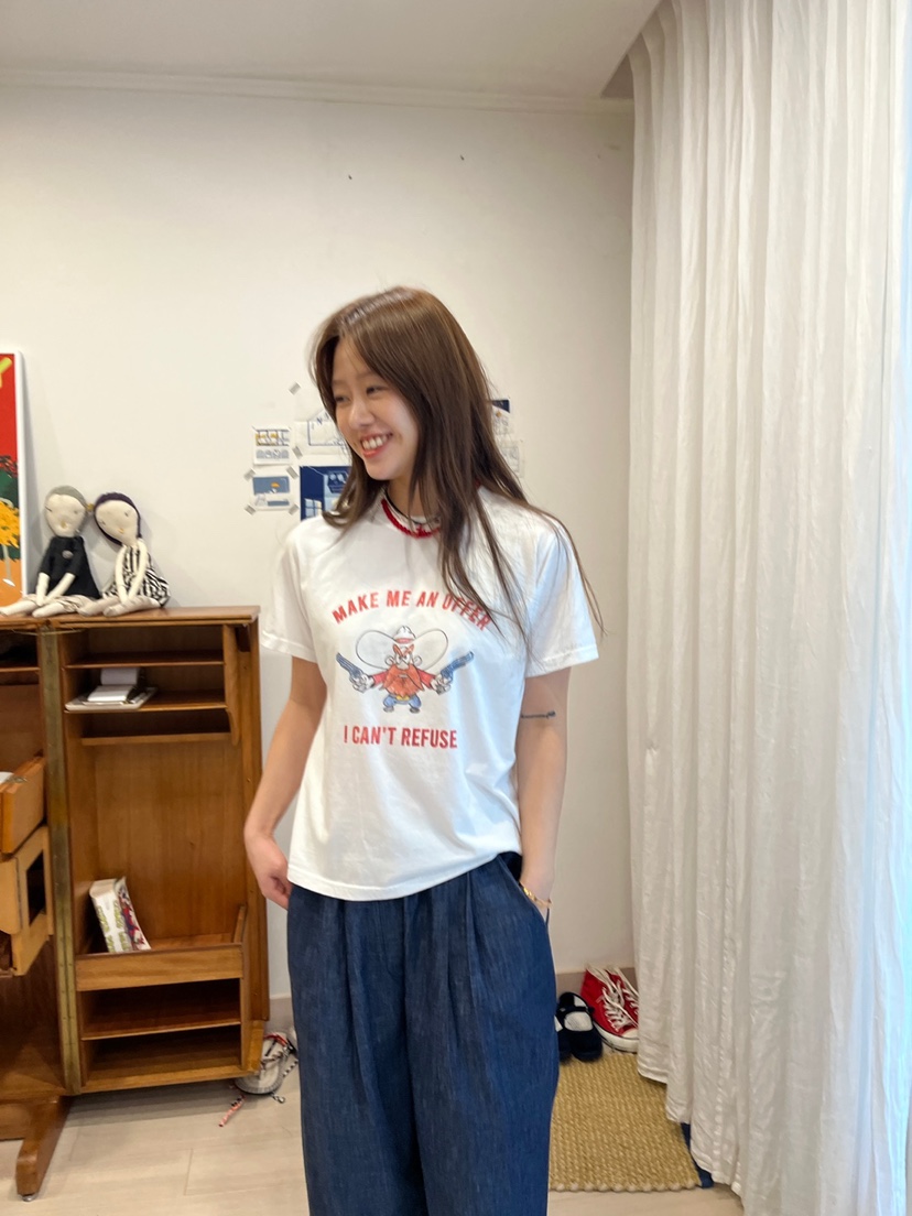 AT NOTE東大門直郵女士新款25春夏真品職業人氣熱賣休閑T恤AT NOTET恤