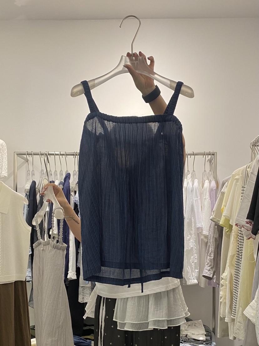 LOOKK韓國代購女裝新品25春夏真品人氣休閑時尚熱賣吊帶背心LOOKK吊帶/背心圖色2